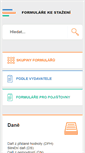 Mobile Screenshot of formulare-ke-stazeni.cz